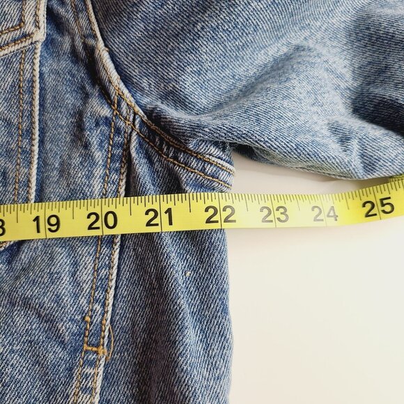 Vintage 90's Men's Tommy Jeans Classic Light Blue Denim Jacket Size S RN#66476 - Picture 9 of 15